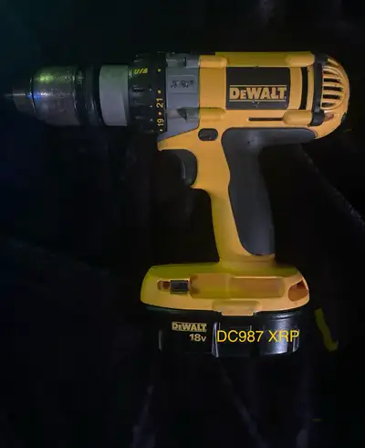 - DeWalt DC987 Heavy Duty XRP 1/2” 18V Cordless Drill / Driver, View more