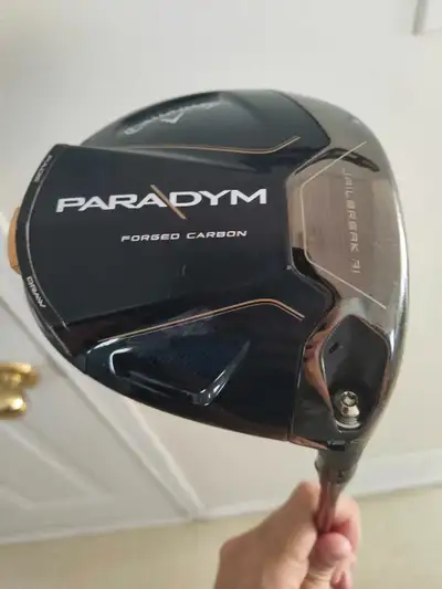 I am selling a men's RH Callaway Paradym driver - 12 degrees of loft that is adjustable up and down....