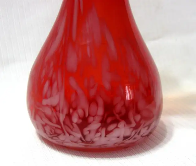 VASE en VERRE SOUFFLER VINTAGE AMBERINA BLOWN GLASS VASE c.1960 in Arts & Collectibles in West Island - Image 7