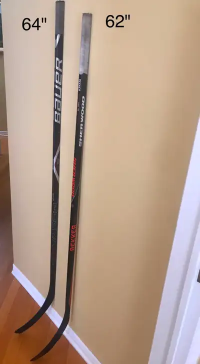 Bâtons de Hockey/Hockey sticks Bauer X900(64"), Rekker EK60(62"), View more