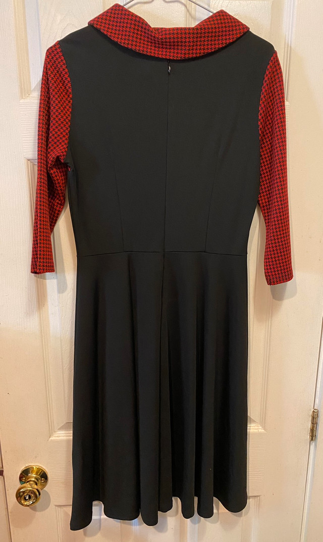 Red plaid & Black dress  in Women's - Dresses & Skirts in Saint John - Image 2