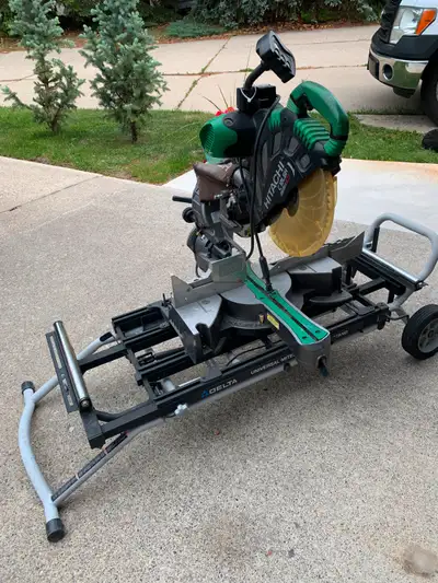 Hitachi C12LSH Miter Saw. Like brand new. Digital and Laser.