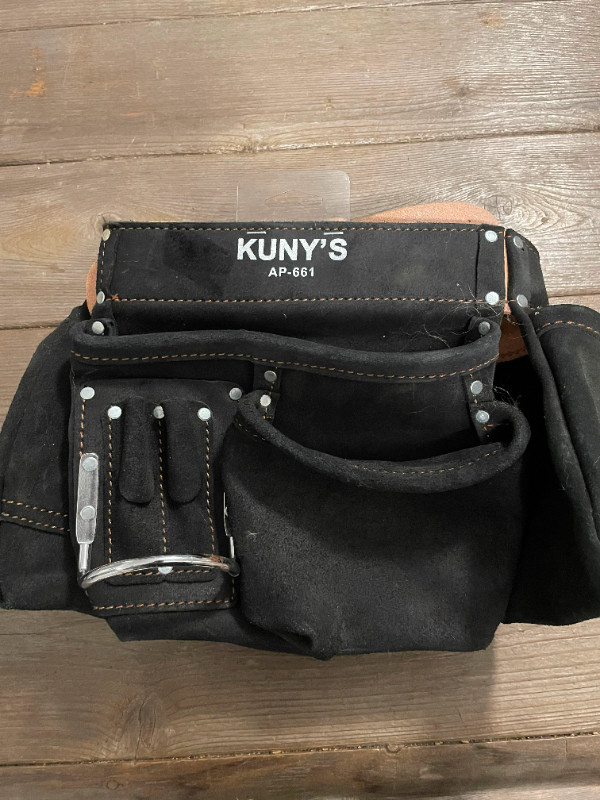 BNIB Kunnny's All-Weather Journeyman Carpenter Apron Leather in Tool Storage & Benches in Barrie - Image 3