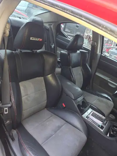 Selling off whats left from my srt8 part out Interior /steering wheel/shift nob all red stiched seat...