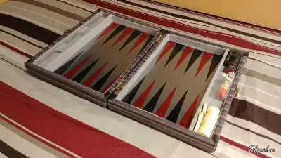 Backgammon Magnetique Autruche – 9″, View more