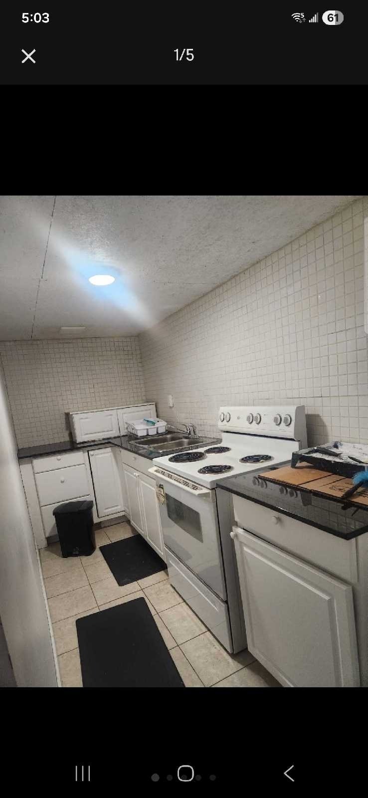 Basement Apartment For Rent : 1