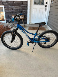 Trek 20” precaliber blue junior 7 speed bike.