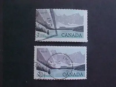 ON THIS CANADIAN ERROR STAMP TWO SIDES SHOW A MISPERFORATION ERROR. THIS OCCURRED ON SCOTT 936 THE $...