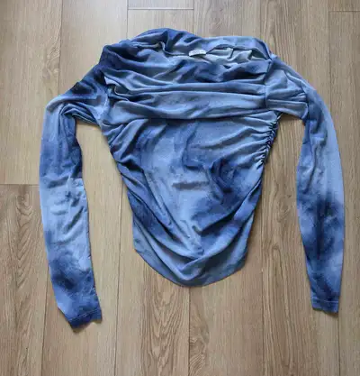Ardene Blue Long Sleeve Ruched Top XL, View more