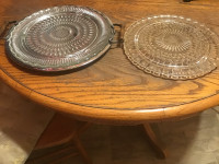 Fancy serving plates and a tray