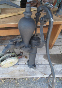 Antique Cast Iron Pump 28 Inches High