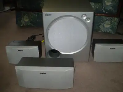 SONY SUBWOOFER 8" SA WMS P76 and 3 SONY SATELLITES Exc Condition, View more