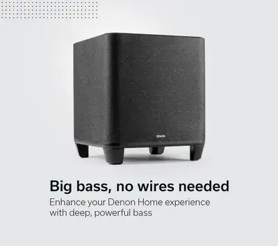 Denon Home Subwoofer, View more