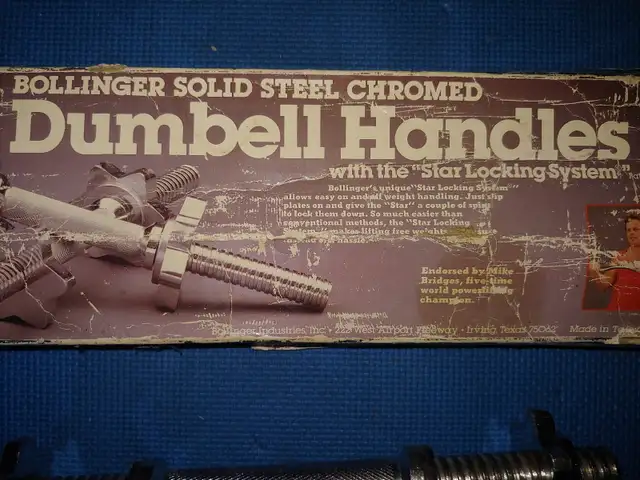 A pair of dumbbells