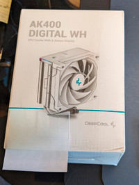DeepCool AK400 Digital WHITE CPU Cooler, brand new in box