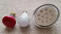 Assorted Brand New Light Bulbs - LED, Heat Sink