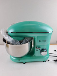 Facelle Kitchen Stand Mixer, 660W 6-Speed Tilt-Head Kitchen