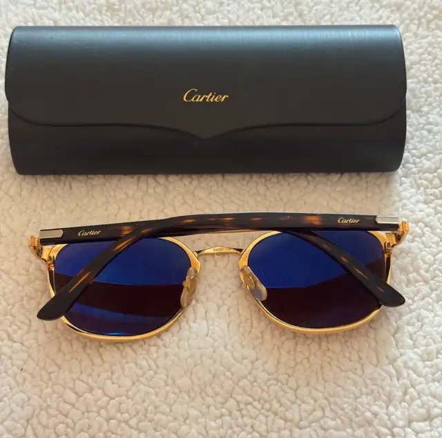 Cartier Gold Frame Aviator Sunglasses63234833245699121