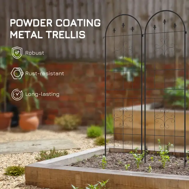 Allow design metal trellis Set of 6, Garden Trellis  Climbing in Patio & Garden Furniture in Markham / York Region - Image 7
