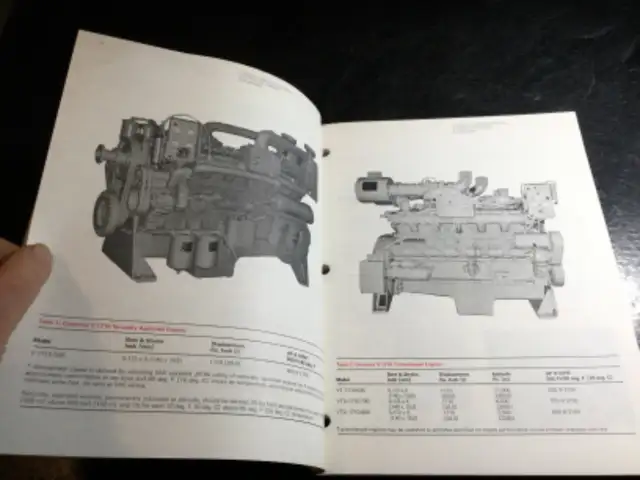 Cummins V-1710 V12 Diesel Engines Shop Manual VT1710 VTA1710 in Non-fiction in Parksville / Qualicum Beach - Image 4