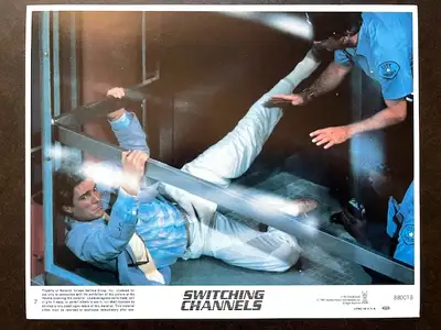 SWITCHING CHANNELS (1988) FOH Lobby Card with Christopher Reeve, View more