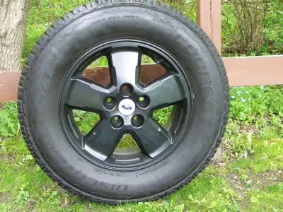 16x7 45 mm Offset 67.1 Hub Bore 5 x 114.3 Bolt Pattern They have Cooper M/S 235x70x16 tires, but onl...