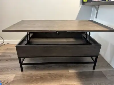 Lift top coffee table, View more