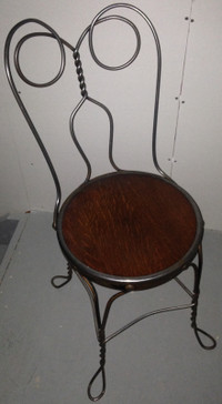 Antique Ice Cream Parlor Chair