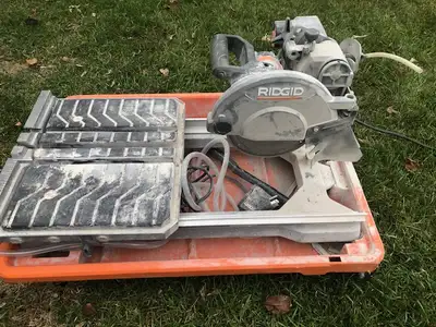 used rigid tile saw , 8" ,  model, View more
