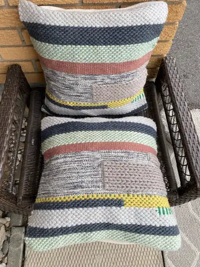 IKEA BRÖNDEN cushion with insert - $20 each, View more