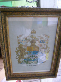 Framed Print of Canadian Coat of Arms