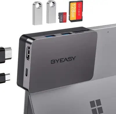 Microsoft Surface Pro 7 Docking Station Accessories with 4K HDMI, View more
