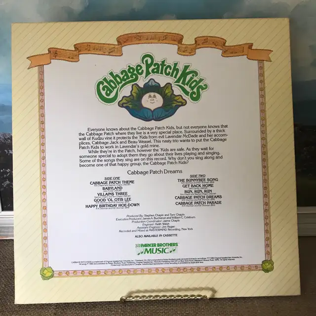 Vintage 1984 Cabbage Patch Kids Records Christmas & Dreams  in CDs, DVDs & Blu-ray in Ottawa - Image 9