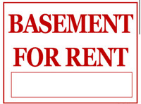 Basement for rent 