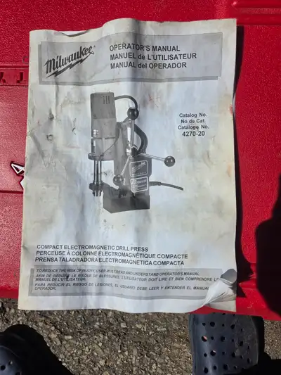 Milwaukee 4270-20 Compact Electromagnetic Drill Press, View more
