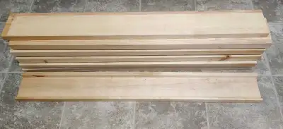 I have 11 Ikea shelves that I never got around to using. Meant for displaying photos in frames, but...