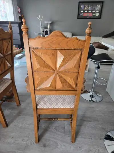 hand crafted dining set antique, View more