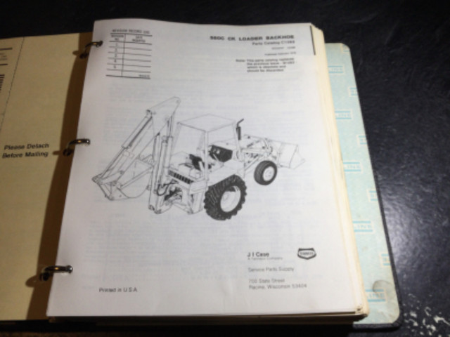 Case 580C CK Construction King Loader Backhoe Parts Catalog in Non-fiction in Parksville / Qualicum Beach - Image 4