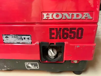 HONDA PORTABLE GAS GENERATOR, View more
