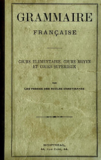 Antiquité 1896 Collection Livre scolaire Grammaire française