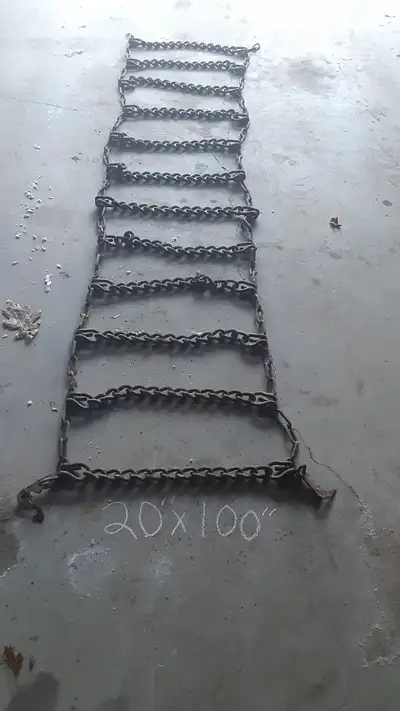 Tractors Chains good for 8n ford tractor 10X28 wheels also 11X28. I used chains once couple years ag...
