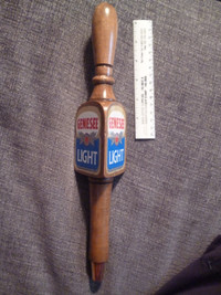 Genesee Light + MGD Light beer tap handles