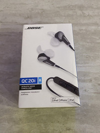 Bose QuietComfort 20i In Ear Noise Cancelling Headphones (NEW)