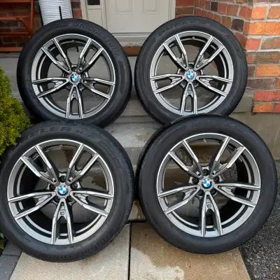 **TRADES FOR OTHER BMW WHEELS ARE WELCOME** Original BMW square set of 4 rims style 792M. Originally...