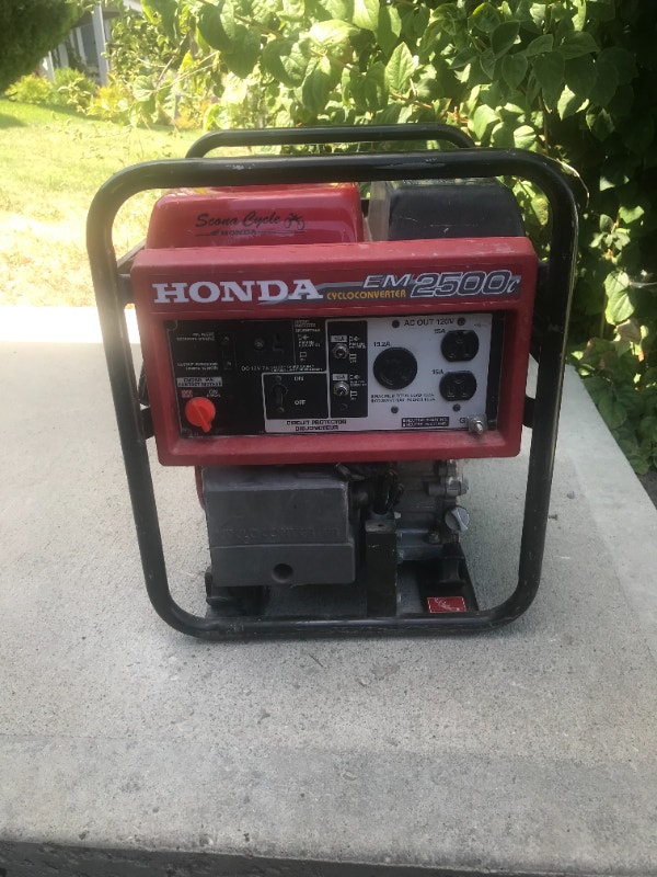 EM 2500 Honda Generator for sale Other Kamloops Kijiji