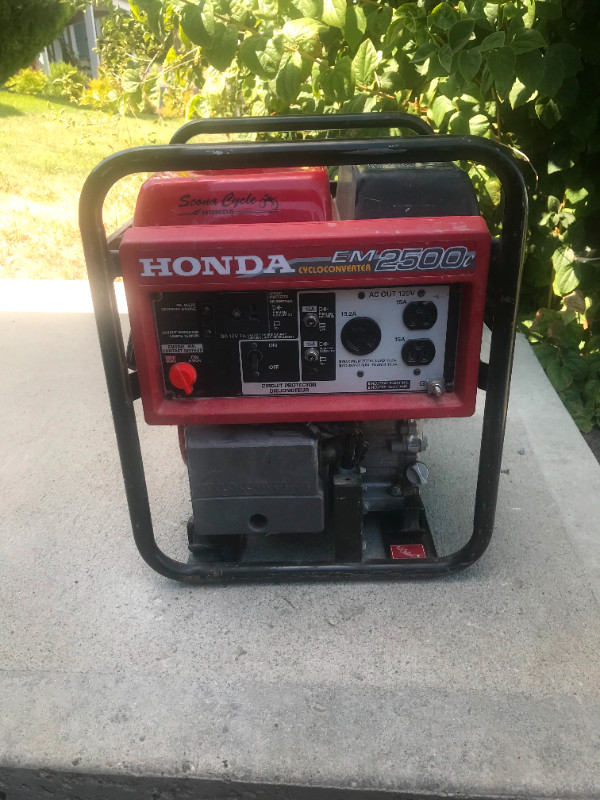 EM 2500 Honda Generator for sale Other Kamloops Kijiji