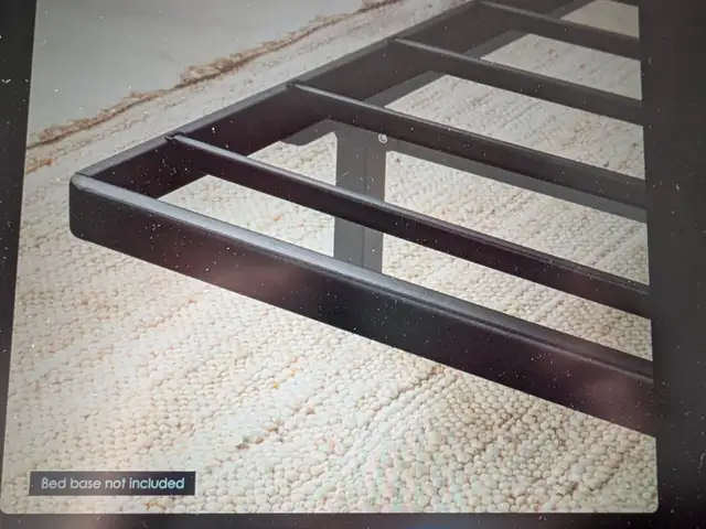 Planche de sommier en métal 1,6 po (Mellow) Twin Metal Bed Frame in Beds & Mattresses in Longueuil / South Shore - Image 4