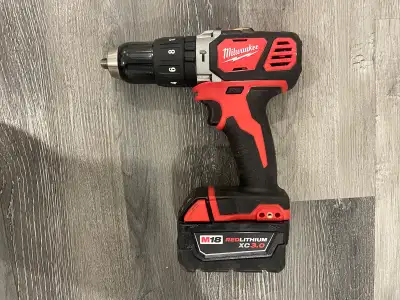 M18 Milwaukee Drill and Concrete Drill bits, 1 drill bit missing, View more