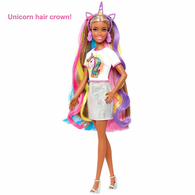2020 PLAYLINE FANTASY HAIR DOLL MERMAID & UNICORN AFRICAN A.! in Toys & Games in Mississauga / Peel Region - Image 4