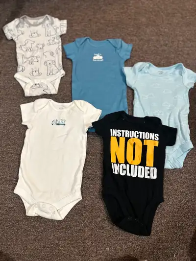 All for 20 dollars or 2.00 a piece 0-3 month boy clothing pickup only check my other listings